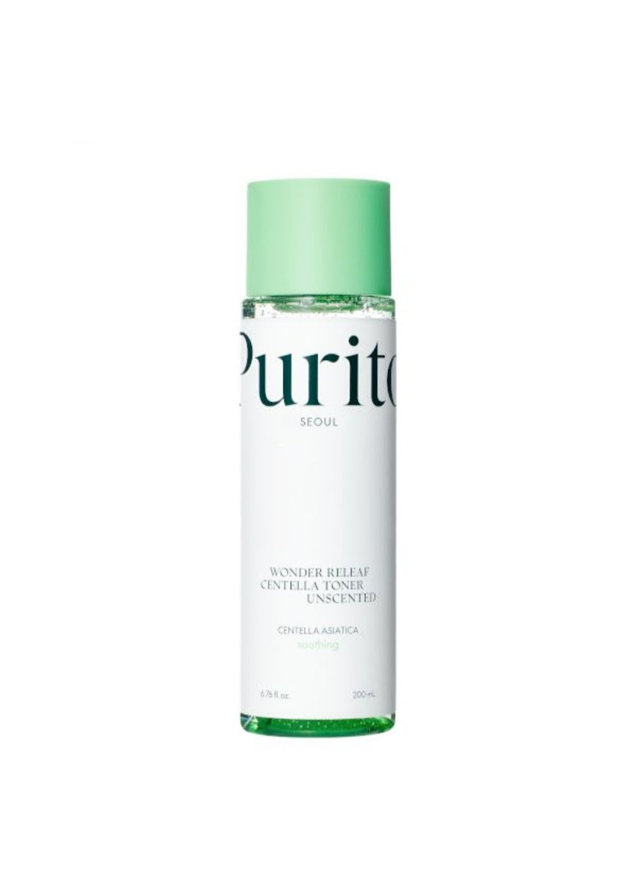 Purito Seoul Wonder Releaf Centella Toner Unscented – Tonico Viso Lenitivo senza Profumo (200ml / 6.76 fl. oz.)