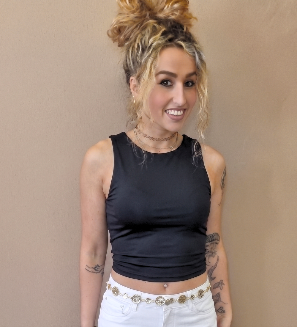 Crop Top Smanicato