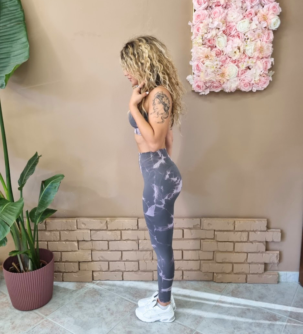 Completo Fitness Seamless Tie-Dye (Top + Leggings)