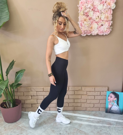 Leggings Sportivi a Vita Alta Effetto Push-Up