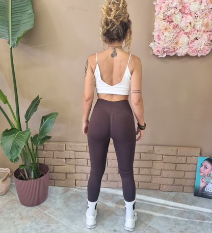Leggings Sportivi a Vita Alta Effetto Push-Up