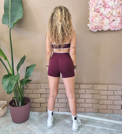 Completo Fitness Bicolore con Bordo a Contrasto