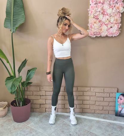 Leggings Sportivi a Vita Alta Effetto Push-Up