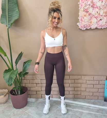 Leggings Sportivi a Vita Alta Effetto Push-Up