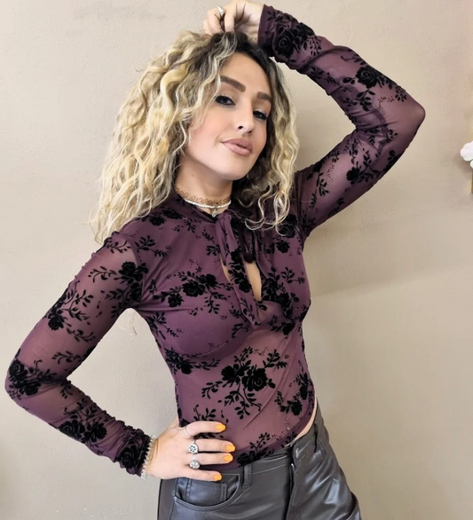Maglia nodo  Inserti in Vellutino