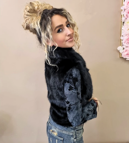 Gilet in Ecopelliccia Glamour