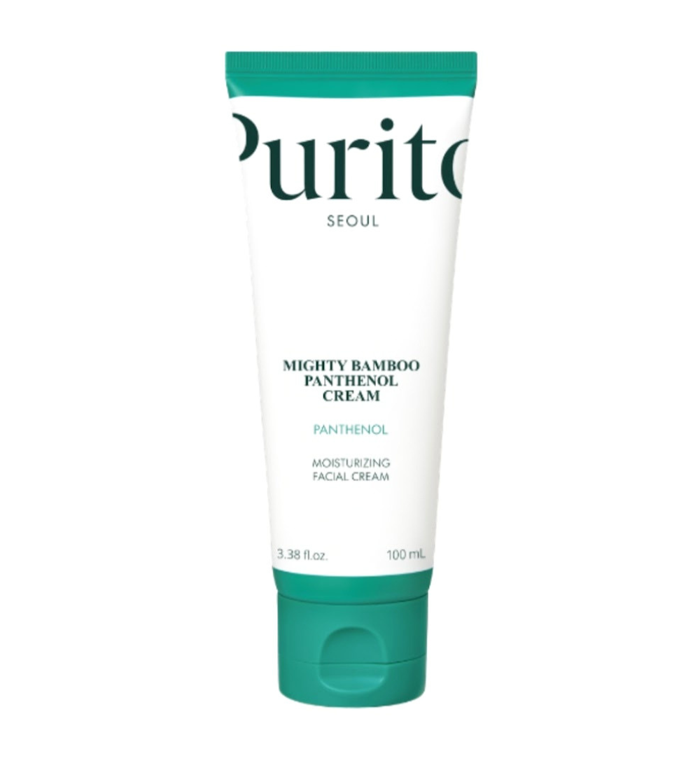 Purito Seoul Mighty Bamboo Panthenol Cream – Crema Viso Idratante e Riparatrice (100ml / 3.38 fl. oz.)