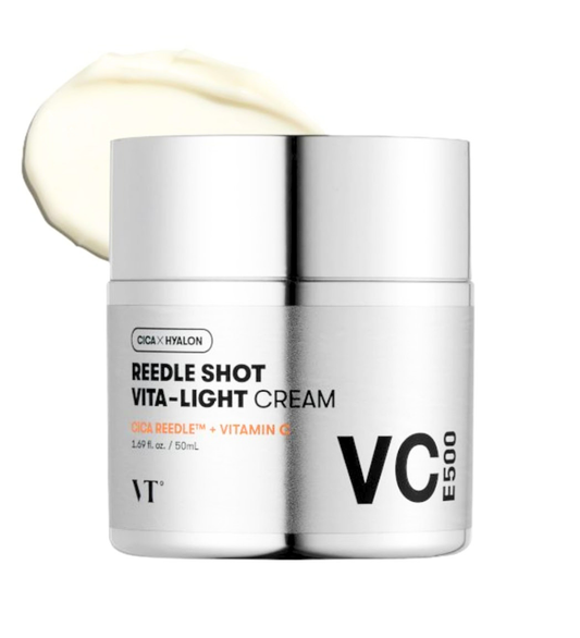 VT Cosmetics Reedle Shot Vita-Light Cream VC 500 – Crema Viso Illuminante e Rigenerante (50ml / 1.69 fl. oz)