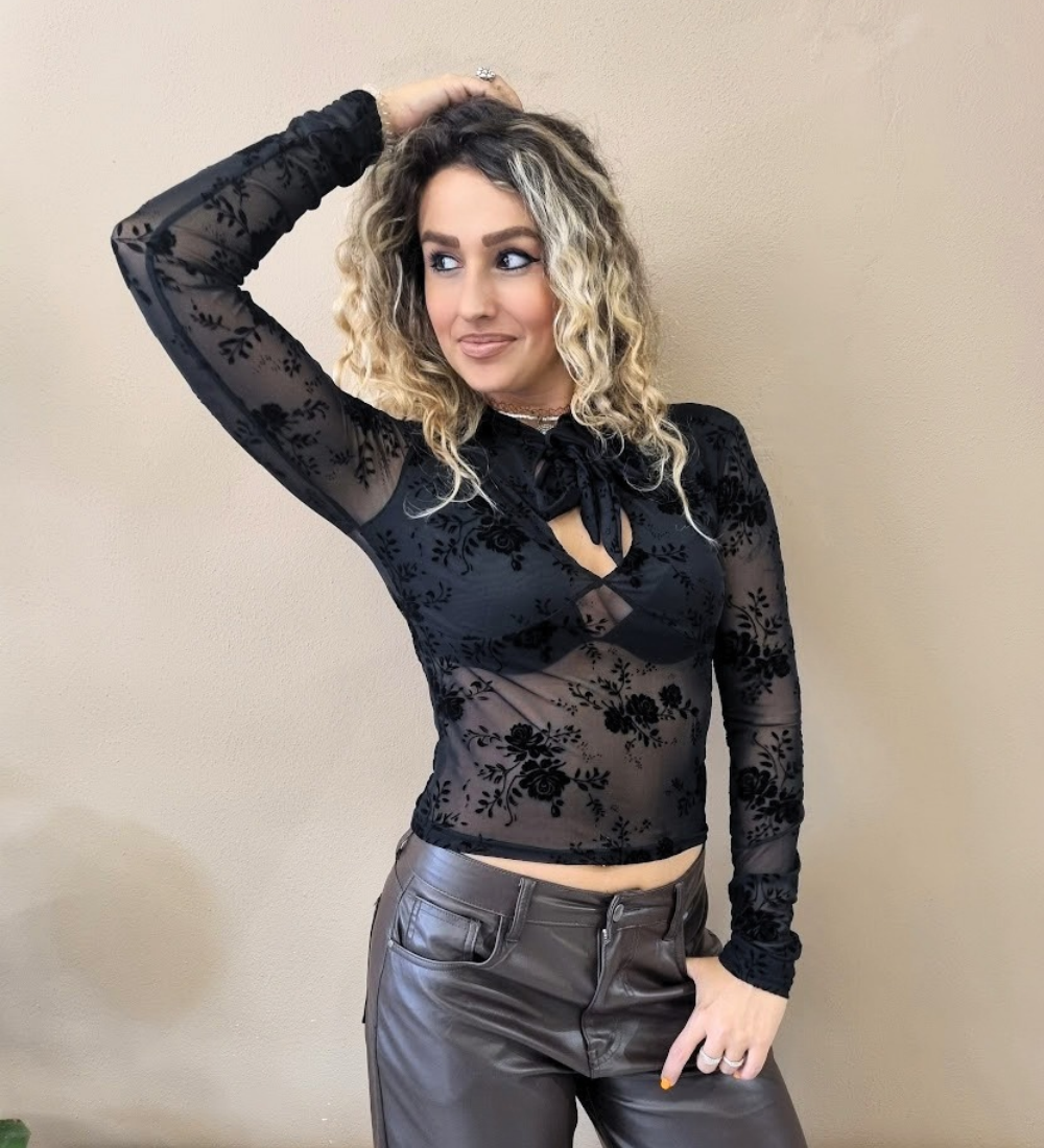 Maglia nodo  Inserti in Vellutino