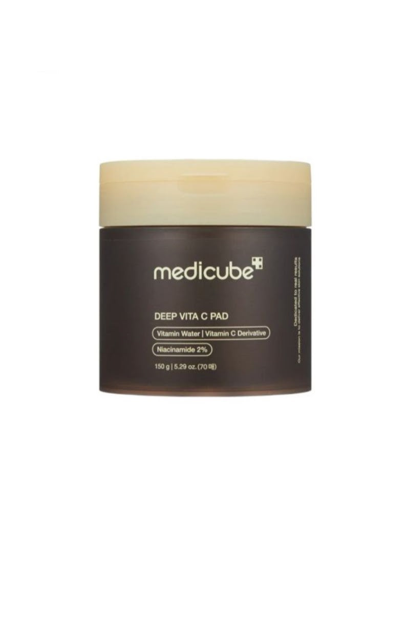 Medicube Deep Vita C Pad (70 dischetti) – Dischetti Esfolianti Illuminanti e Antimacchia