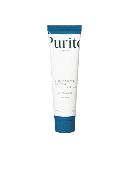 Purito Seoul Hydro Wave Deep Sea Cream – Crema Viso Idratante Intensiva (50ml / 1.69 fl. oz.)