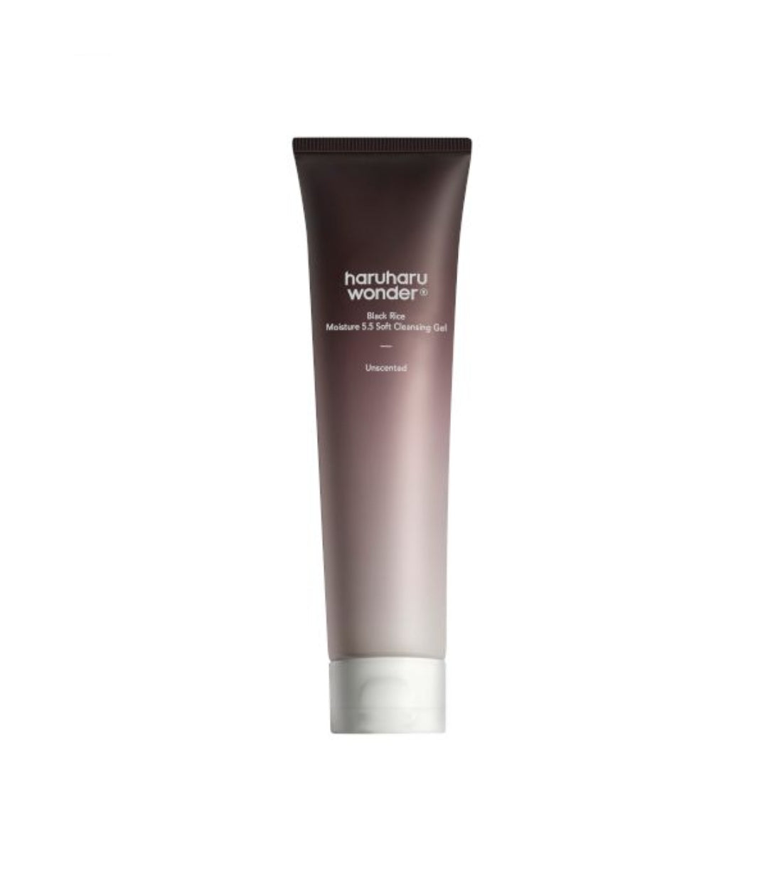 Haruharu Wonder – Black Rice Moisture 5.5 Soft Cleansing Gel [Unscented] (100ml)