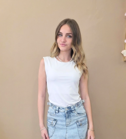 Top Smanicato Minimal Chic – Taglia Unica