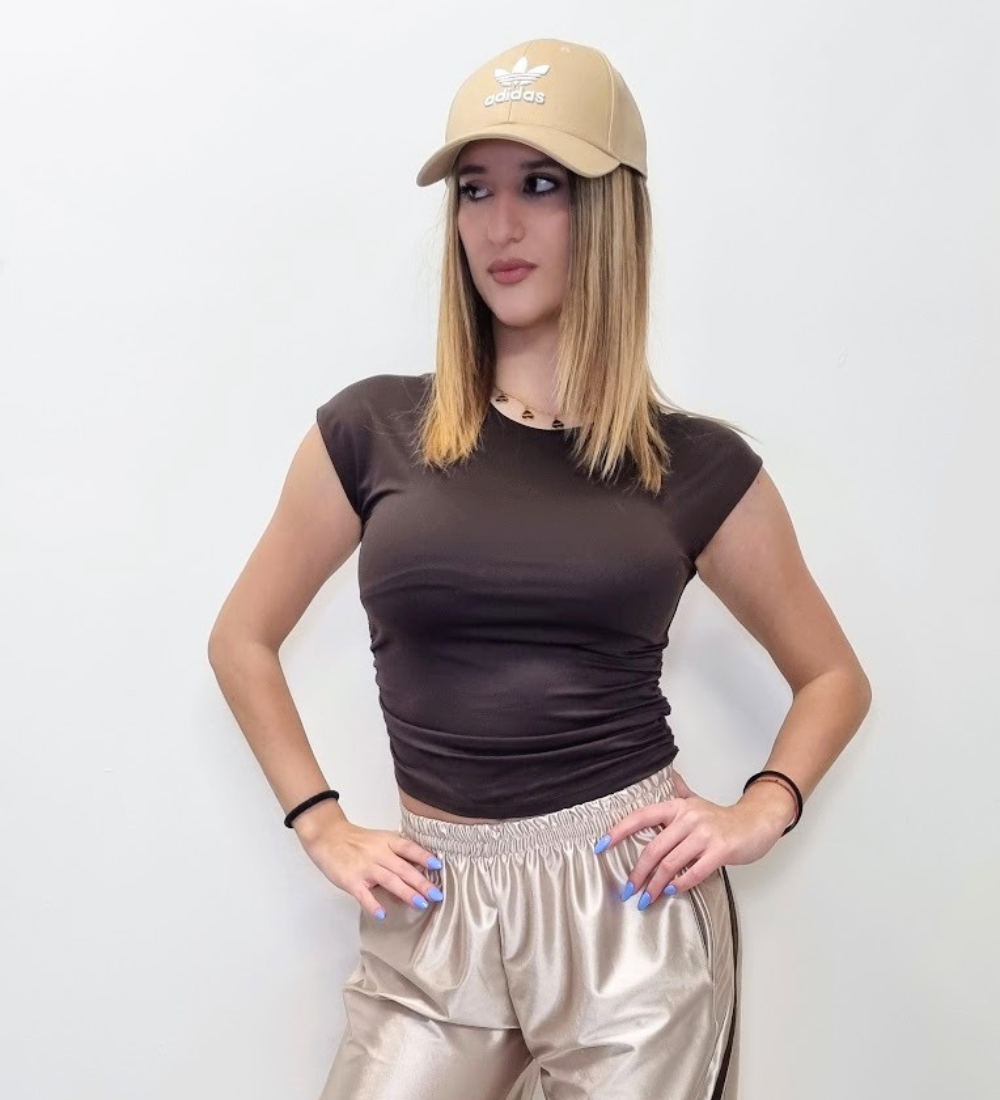T-Shirt Slim-Fit a Maniche Corte