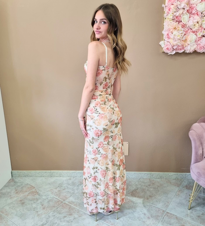 Abito Romantic Muse Long Dress con Corpetto