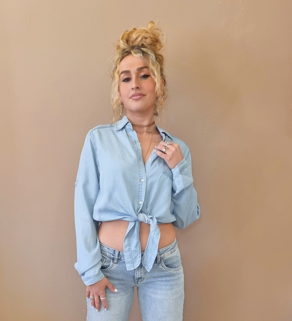 Camicia in Denim Leggero   Effetto Chambray