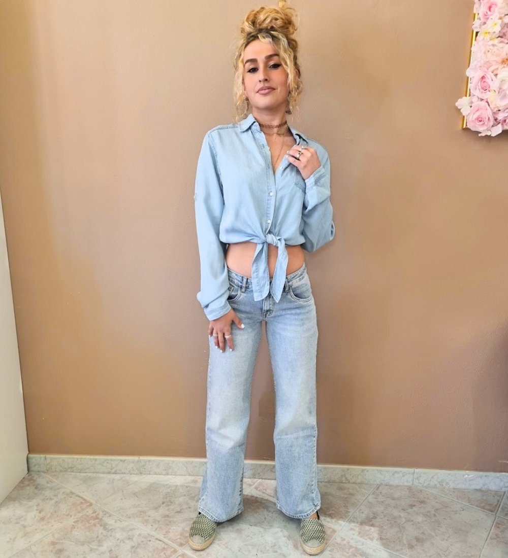 Jeans Straight Leg Vita Bassa