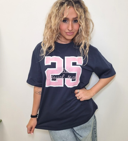 T-Shirt Oversize "Royal Team 25" – Urban Style