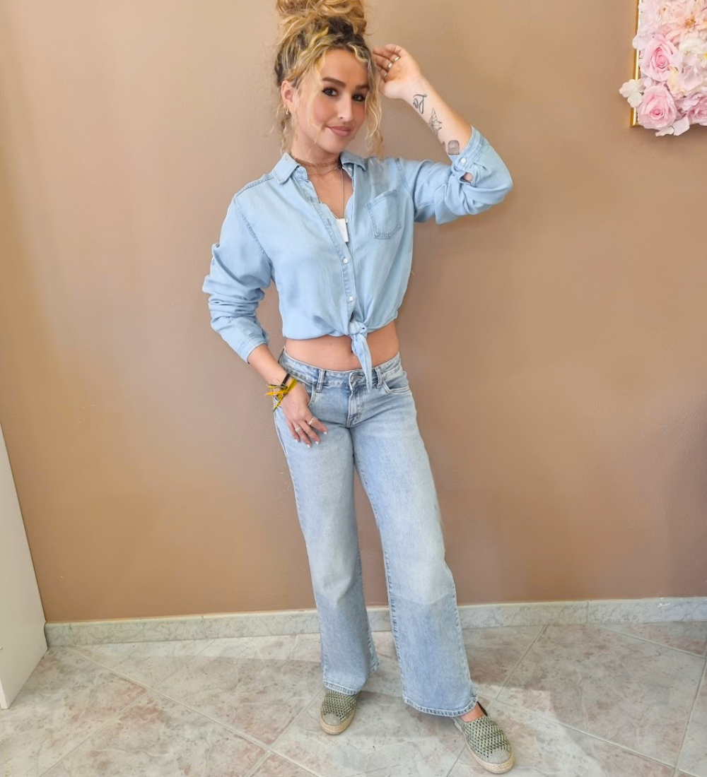 Jeans Straight Leg Vita Bassa