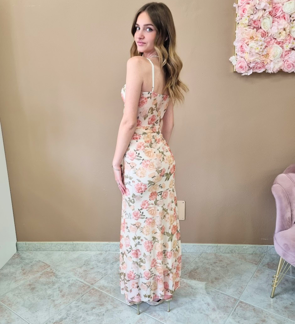 Abito Romantic Muse Long Dress con Corpetto