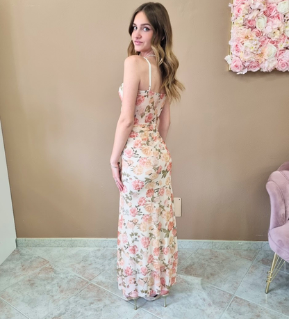 Abito Romantic Muse Long Dress con Corpetto