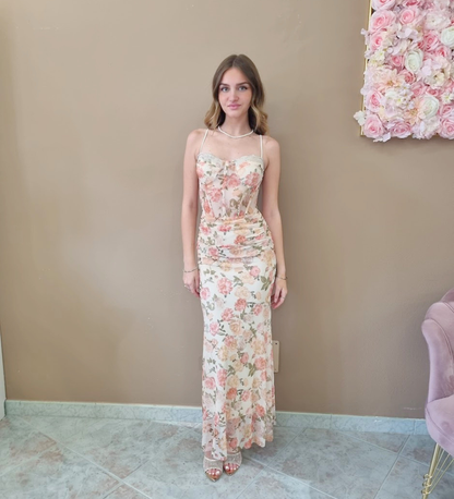 Abito Romantic Muse Long Dress con Corpetto
