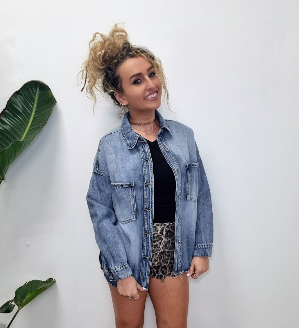 Camicia Denim Oversize   Blue Jeans Edition