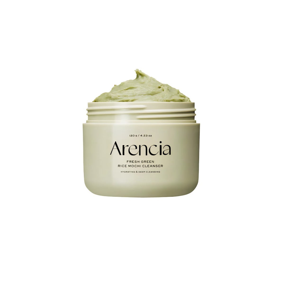 Arencia Fresh Green Rice Mochi Cleanser – Detergente Viso Purificante e Idratante (120g / 4.23 oz)