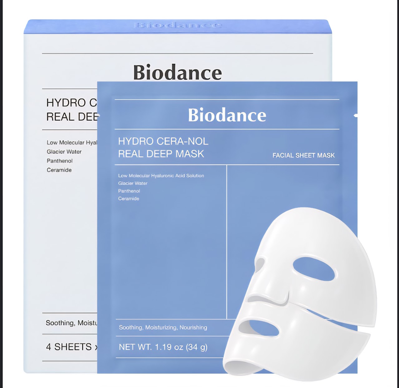 Biodance - Hydro Cera-Nol Real Deep Mask 4 pz