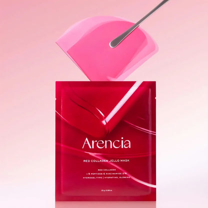 Arencia - Red Collagen Jello Mask (25g) x4