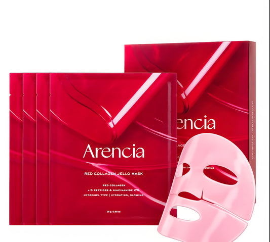 Arencia - Red Collagen Jello Mask (25g) x4