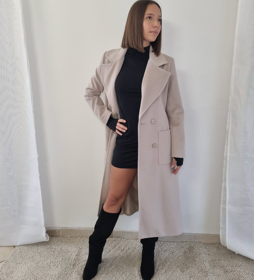 Cappotto Lungo Bianco