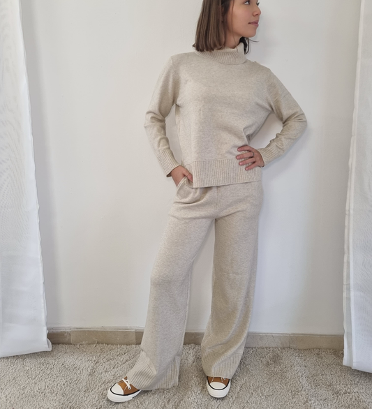 Tuta in Maglina con Collo Alto